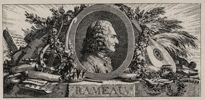 让-菲利普-拉莫（1683-1764）的肖像，由路易-约瑟夫-马斯克利埃雕刻。 作者 路易·约瑟夫一世
