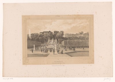 圣克卢公园中的圣克卢城堡景观
Vue générale de la Cascade, du grand Jet et du Château（标题见实物）
巴黎及其周边景观（系列标题）
圣克卢（文物上的系列名称） 作者 路易斯·朱利安·贾科特（Louis Julien Jacottet）