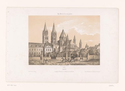 卡昂修道院与圣艾蒂安教堂的联系
卡昂Le grand Et.
Hedendaags Frankrijk（系列标题）
La France de nos jours（文物上的系列名称） 作者 弗里克兄弟