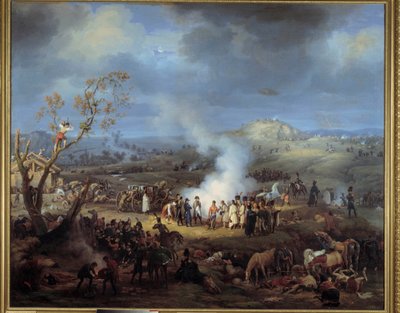 1805年12月1日，拿破仑一世在奥斯特里茨战役前夕的宿营地。画家：路易-弗朗索瓦-勒让（1775-1848）。 作者 路易斯·勒琼