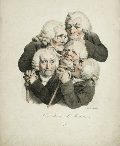 医生咨询，1823年 作者 路易斯·利奥波德·博伊