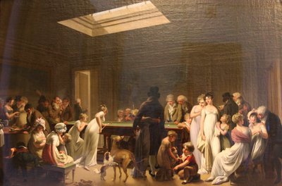 桌球游戏》，1807年 作者 路易斯·利奥波德·博伊