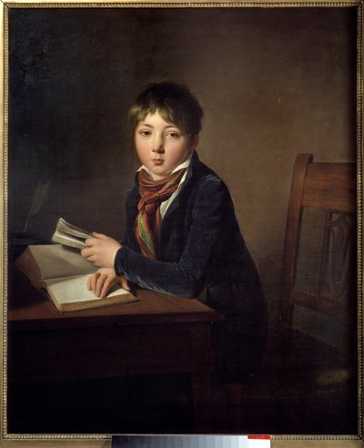 儒勒-博伊(1796-1874)手捧书画 路易斯-利奥波德-博伊(1761-1845)1808年太阳。0,98x0,8米 里尔，美术博物馆。 作者 路易斯·利奥波德·博伊