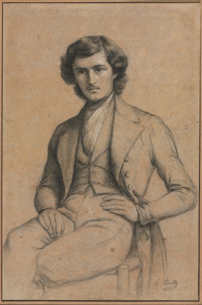 一个年轻人的肖像 作者 Louis Leopold Boilly