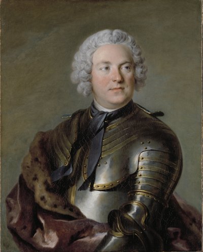 Charles Gustave de Tessin, aristocrate et homme politique suedois - Portrait of Carl Gustaf Tessin (1695-1770), by Tocque, Louis (1696-1772). Oil on canvas 作者 路易斯·托克