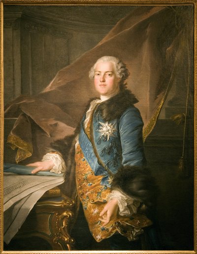 阿贝尔·弗朗索瓦·泊松 (Abel Francois Poisson) 肖像，马里尼侯爵 (1727-1781)，国王建筑总监，路易斯·托克 (Louis Tocque)（1696-1772）画布油画。 摄影，KIM Youngtae，巴黎，卡纳瓦雷博物馆。 作者 路易斯·托克