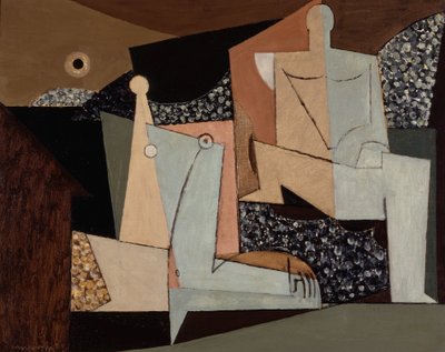 海滩上的人物 作者 路易·马可西西斯（Louis Marcoussis）