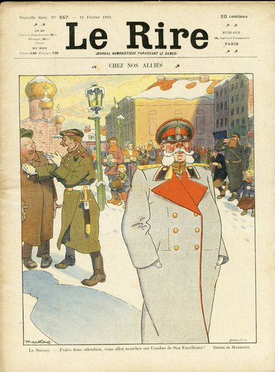 Illustration for the Cover of Le Rire 作者 路易·马可西西斯（Louis Marcoussis）
