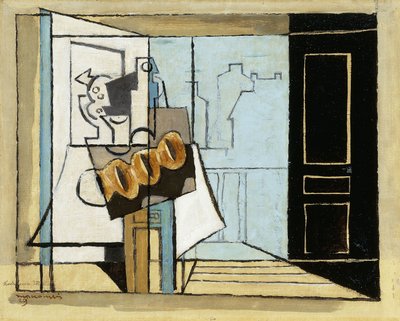 星期一，打开窗口；星期一，开窗，1929年 作者 路易·马可西西斯（Louis Marcoussis）