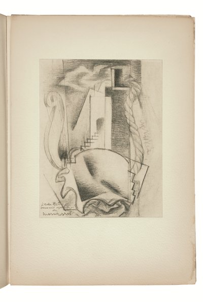 让娜-布歇出版的《巴黎小路索引》页面 作者 路易·马可西西斯（Louis Marcoussis）
