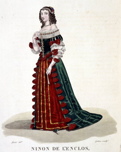 Enclos 的 Anne “” Ninon ”（或 Ninon de Lenclos 或 Ninon de Lanclos 作者 路易·玛丽·兰特（Louis Marie Lante）