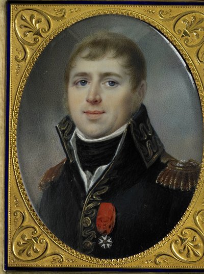 卡雷尔·亨德里克·韦尔·休尔 (Carel Hendrik Ver Huell)（1764-1845 年），巴达维亚舰队中将兼巴达维亚共和国海军部长，佩戴 1804 年授予的荣誉军团军官十字勋章 作者 路易·玛丽·西卡德