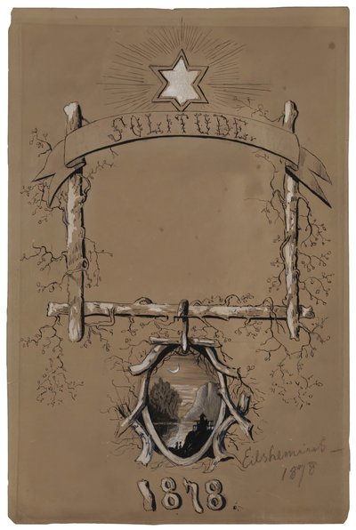 孤独，1878年。 作者 路易斯·米歇尔·伊尔西缪斯