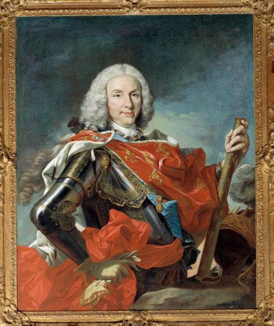 西班牙国王菲利普五世的肖像(1683-1746) 路易斯-米歇尔-凡-卢(1707-1771)的画作 1745年 Dim.1,04 x 0,83 m - 西班牙国王菲利普五世的肖像（1683-1746）。路易斯-米歇尔-凡-卢(1707-1771)的画作 作者 Louis Michel van Loo