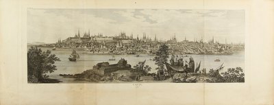 喀山全景，1767年 作者 路易斯·尼古拉斯·德·莱斯皮纳斯
