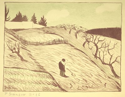 景观，1893年。 作者 路易斯·保罗·亨利·塞鲁西耶