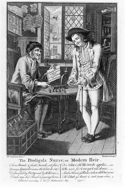 浪子的护士或现代继承人，酒吧。 1750 作者 路易·菲利普·博塔德