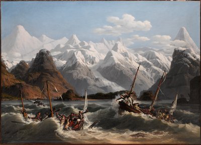 阿拉斯加海岸外的沉船事件 作者 Louis Philippe Crepin