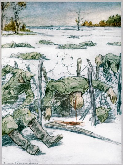 带刺铁丝网》，1916年 作者 路易斯·雷麦克斯