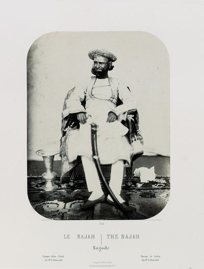 水罐Navas Oudeypour岛上的皇家小木屋； The Rajah，c.1865-68（albumen打印） 作者 路易·罗素（Louis Rousselet）