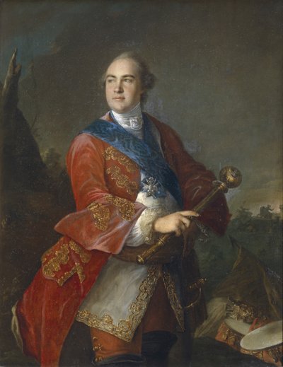 基里尔·拉祖莫夫斯基伯爵的肖像1728-1803年，乌克兰最后一位司令官，1758年 作者 Louis Tocqué