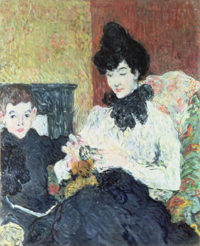 杜布雷尔夫人和她的儿子 作者 Louis Valtat