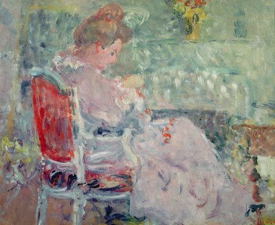 女人缝纫 作者 Louis Valtat