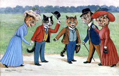 漫步的猫 作者 路易·韦恩