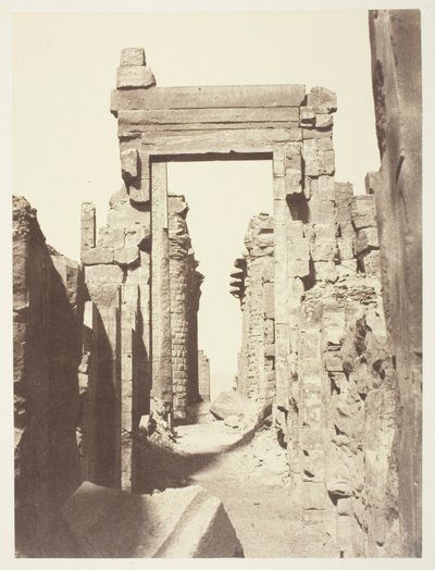 卡纳克，Grande Allée du Milieu des Ruines，东入口 作者 路易斯·德·克莱克