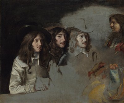 三个男人和一个男孩c。 1647-1648 作者 路易·勒·奈恩