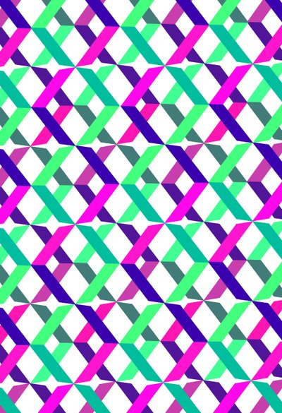 几何十字架，2014，（数字媒体） 作者 Louisa Hereford