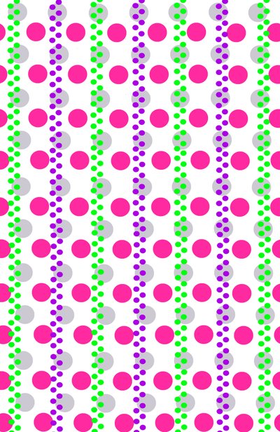 Spotty Stripe，2014（数字媒体） 作者 Louisa Hereford