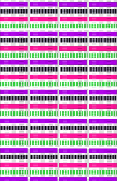 Stripe and Check，2014（数字媒体） 作者 Louisa Hereford