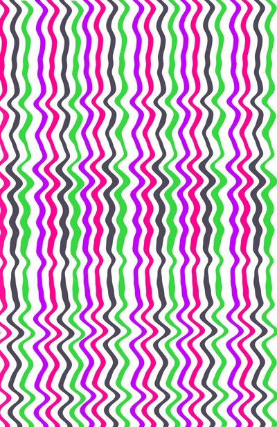 波浪条纹，2014（数字媒体） 作者 Louisa Hereford