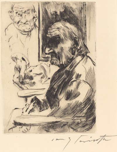 老汉老汉》，1916年。 作者 洛维斯·科林斯（Lovis Corinth）