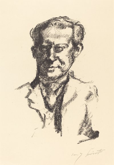 阿诺-霍尔茨，1922年。 作者 洛维斯·科林斯（Lovis Corinth）