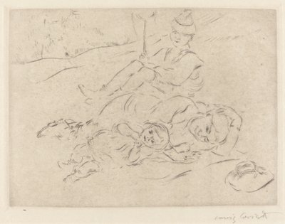 乡间》（Auf dem Lande）。 作者 洛维斯·科林斯（Lovis Corinth）