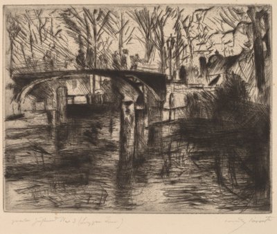 Aus Dem Tiergarten 来自Tiergarten, 1920. 作者 洛维斯·科林斯（Lovis Corinth）