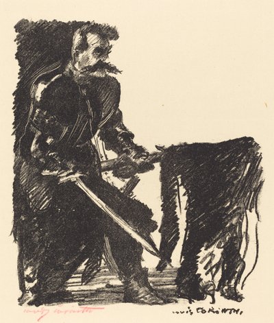 持旗人（标准持旗人） 作者 洛维斯·科林斯（Lovis Corinth）