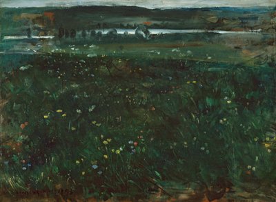 伊萨尔河畔的恩特施泰特拉恩附近 作者 洛维斯·科林斯（Lovis Corinth）