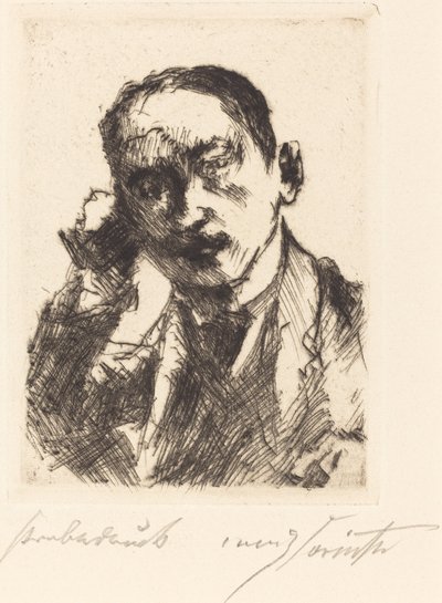 Bildnis K.S. （K.S.的肖像）。 作者 洛维斯·科林斯（Lovis Corinth）