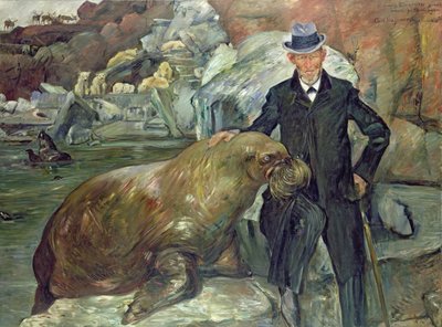 卡尔哈根贝克（1844-1913），他的动物园，1911年 作者 Lovis Corinth