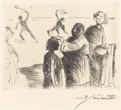 Das Gastmahl des Trimalchio: pl.II The Banquet of Trimalchio: pl.II, 1919. 作者 洛维斯·科林斯（Lovis Corinth）