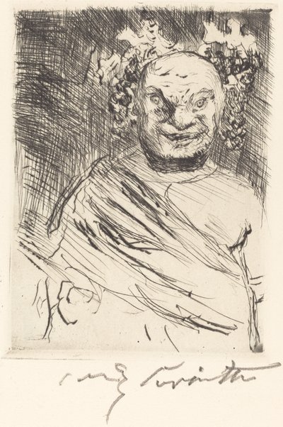 Das Gastmahl des Trimalchio: pl.I (The Banquet of Trimalchio: pl. I) 作者 洛维斯·科林斯（Lovis Corinth）