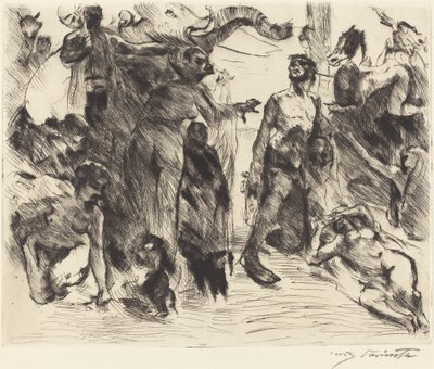 圣安东尼的诱惑 圣安东尼的诱惑》，1919年。 作者 洛维斯·科林斯（Lovis Corinth）
