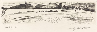 沙丘景观（有沙丘的景观） 作者 洛维斯·科林斯（Lovis Corinth）
