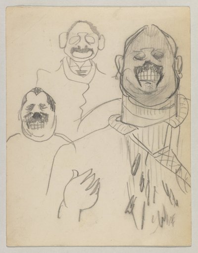 路易斯-盖斯勒（Louis Gessler）夫妇银婚纪念邀请卡 作者 洛维斯·科林斯（Lovis Corinth）