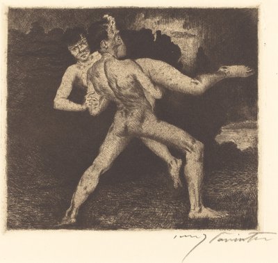 绑架 绑架，1894年。 作者 洛维斯·科林斯（Lovis Corinth）