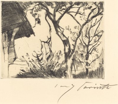 豪塞克（房子的一角） 作者 洛维斯·科林斯（Lovis Corinth）