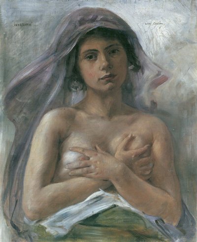 天真无邪，1890年的清白 作者 洛维斯·科林斯（Lovis Corinth）